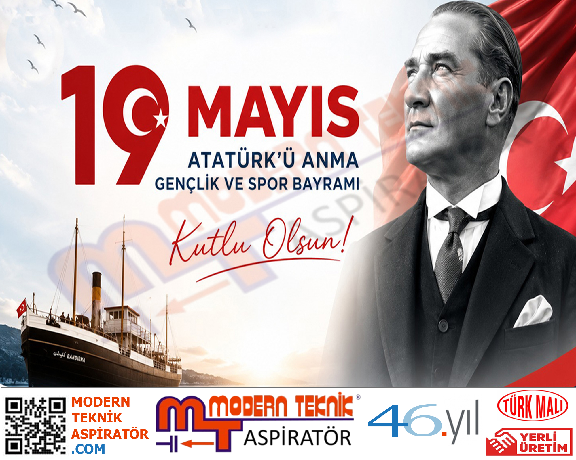 19 Mayıs   Atatürk'ü Anma Gençlik ve Spor Bayramı Kutlu Olsun